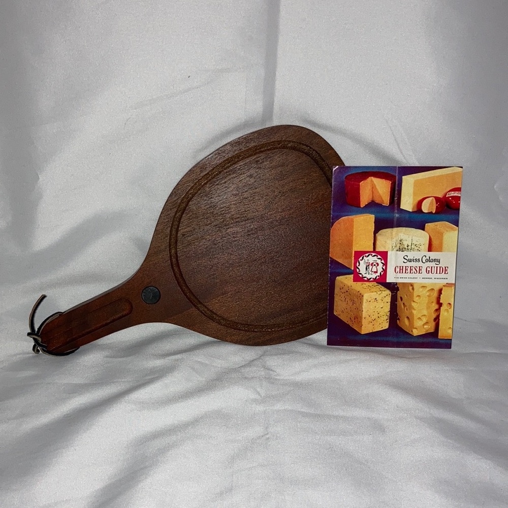 Swiss Colony Cheese Board with Cheese Guide